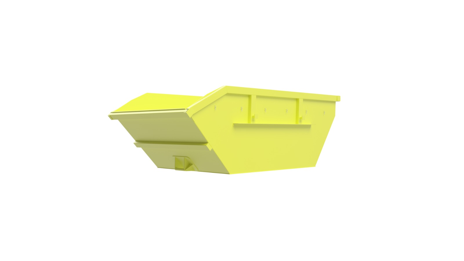 AMTR-C 7m³ Mulda bramowa | Solidny kontener zgodny z DIN 30720